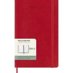 Kalendarz tygodniowy 2026/2027 L - Moleskine - Scarlet Red