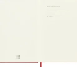 Kalendarz tygodniowy 2026/2027 L - Moleskine - Scarlet Red