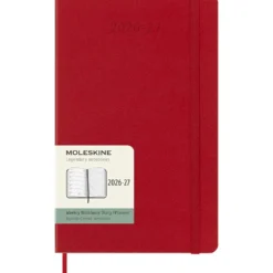 Kalendarz tygodniowy 2026/2027 L - Moleskine - Scarlet Red