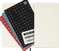 Kalendarz tygodniowy 2026/2027 P - Moleskine - Black