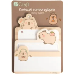 Karteczki samoprzylepne Kapibara - DpCraft - 30 szt.