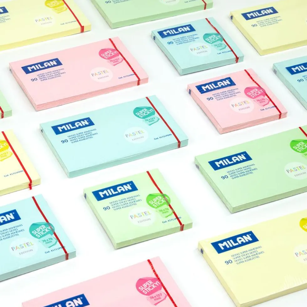 Karteczki samoprzylepne Sticky Notes - Milan - różowe, 90 szt.