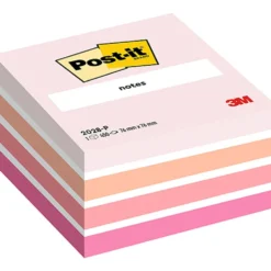 Karteczki samoprzylepne 76 x 76 mm - Post-it - różowe 450 szt.