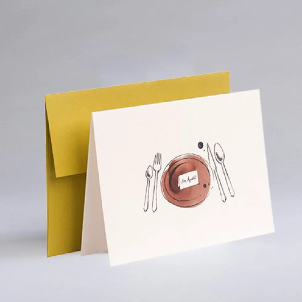 Kartka okolicznościowa A6 - Gmund - Illustration Bon Appétit