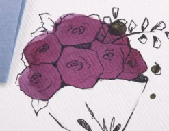 Kartka okolicznościowa A6 - Gmund - Illustration Flowers