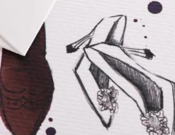Kartka okolicznościowa A6 - Gmund - Illustration Shoes