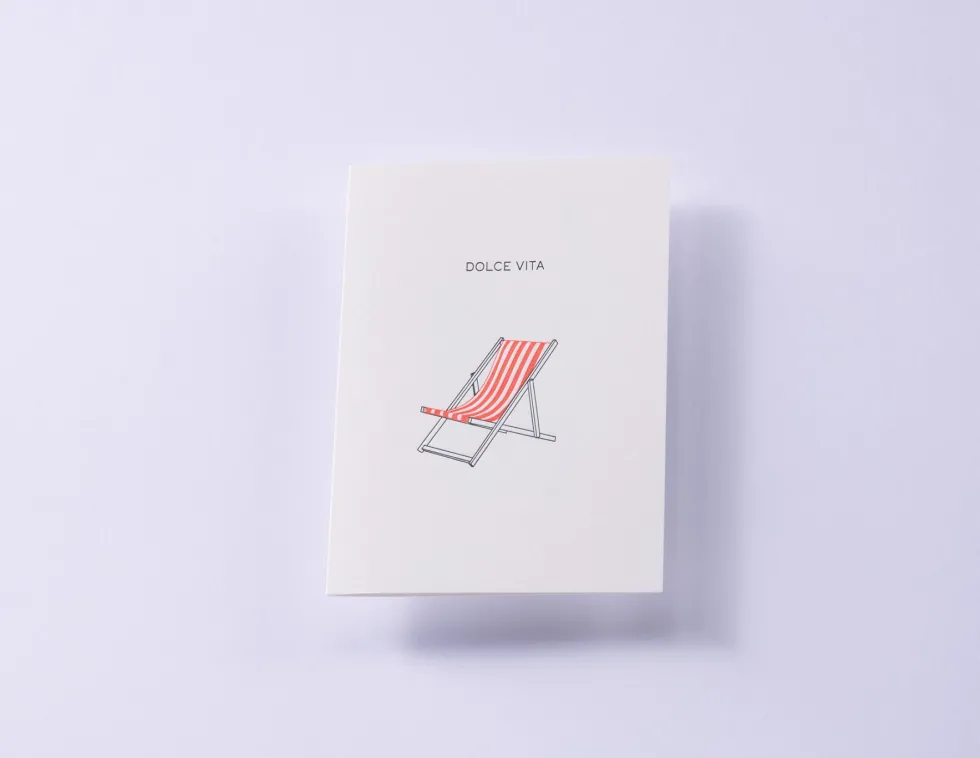 Kartka okolicznościowa A6 - Gmund - Letterpress² Dolce Vita