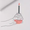Kartka okolicznościowa A6 - Gmund - Letterpress² Happy Birthday