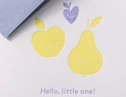 Kartka okolicznościowa A6 - Gmund - Little One Fruities Yellow