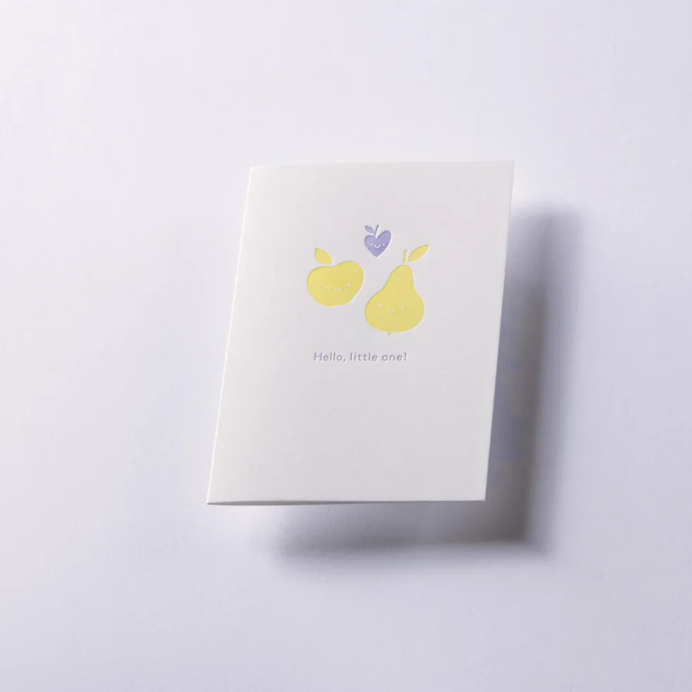 Kartka okolicznościowa A6 - Gmund - Little One Fruities Yellow