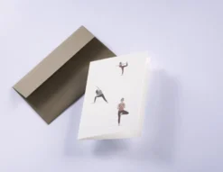 Kartka okolicznościowa A6 - Gmund - Yoga