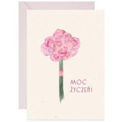 Kartka okolicznościowa A6 - Paperwords - Moc Życzeń, Bukiet