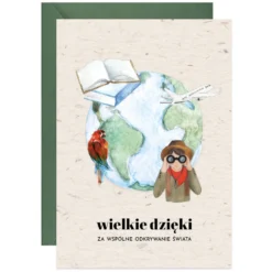 Kartka okolicznościowa A6 - Paperwords - Odkrywanie świata