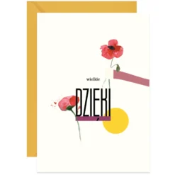 Kartka okolicznościowa A6 - Paperwords - Wielkie Dzięki