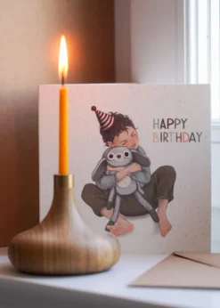 Kartka okolicznościowa - Hi Little - Happy Birthday Boy
