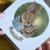 Kartka okolicznościowa - Hi Little - Mama Króliczki