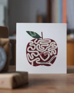 Kartka okolicznościowa - Hi Little - Miłosne jabłko