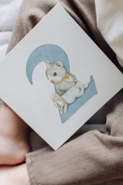 Kartka okolicznościowa - Hi Little - Myszka, 2 urodziny