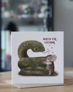 Kartka okolicznościowa - Hi Little - Niech Cię Uścisnę