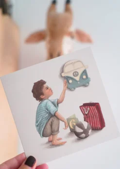 Kartka okolicznościowa - Hi Little - Szóste urodziny