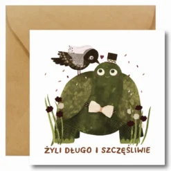 Kartka okolicznościowa - Hi Little - Żyli długo i szczęśliwie