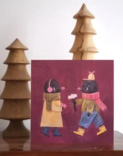 Kartka okolicznościowa - Hi Little - Zakochane Kreciki