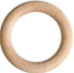 Kółko pierścień drewniany do makramy - 93 mm
