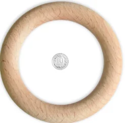 Kółko pierścień drewniany do makramy - 93 mm