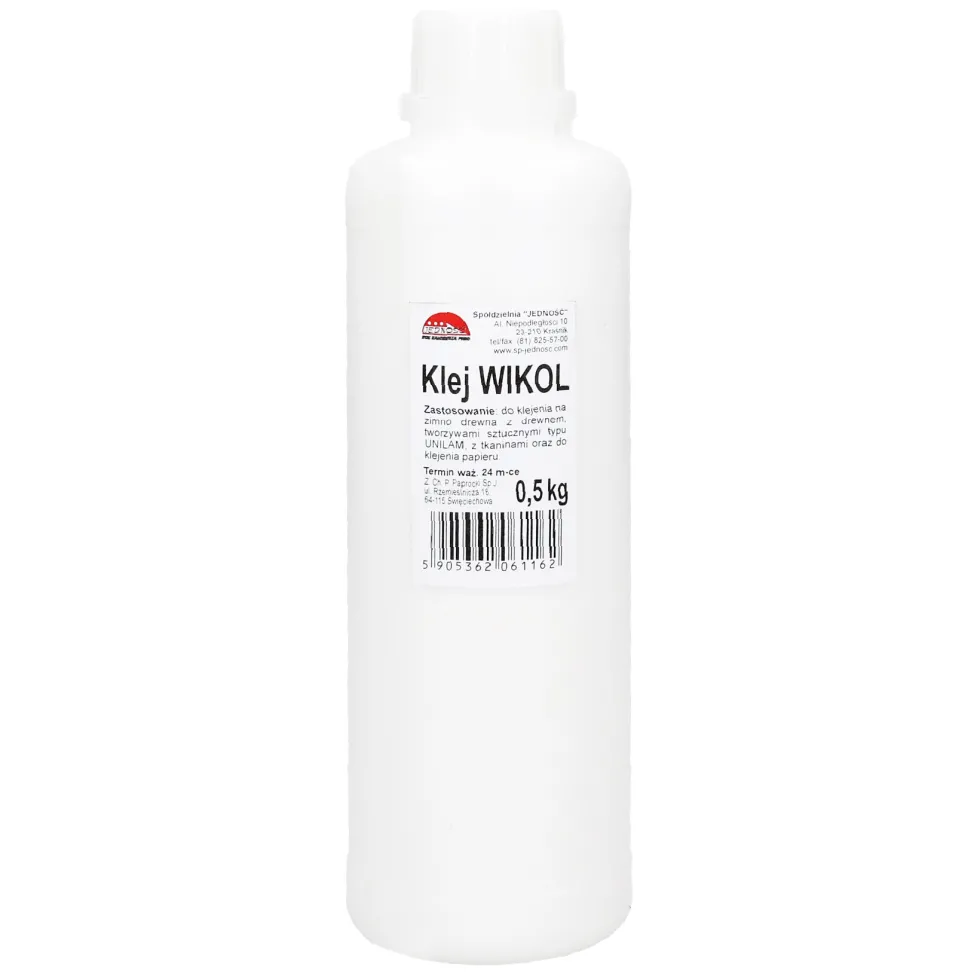 Klej do drewna Wikol w butelce - 0,5 kg