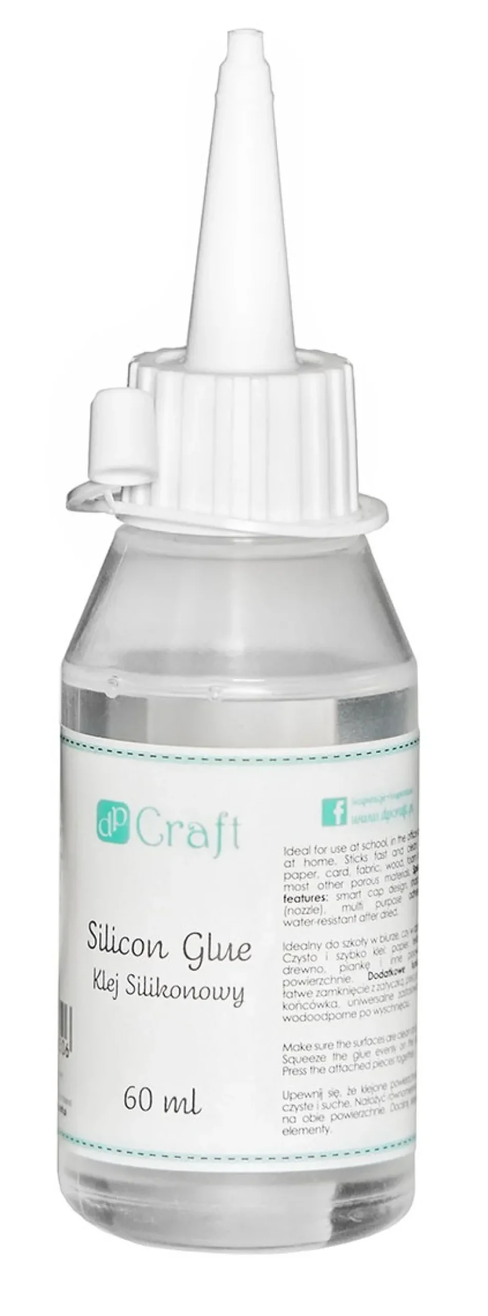 Klej silikonowy, szybkoschnący - DpCraft - 60 ml