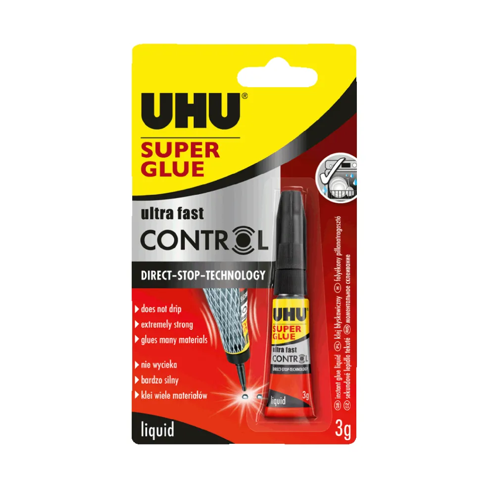 Klej Super Glue Control - UHU - 3 g