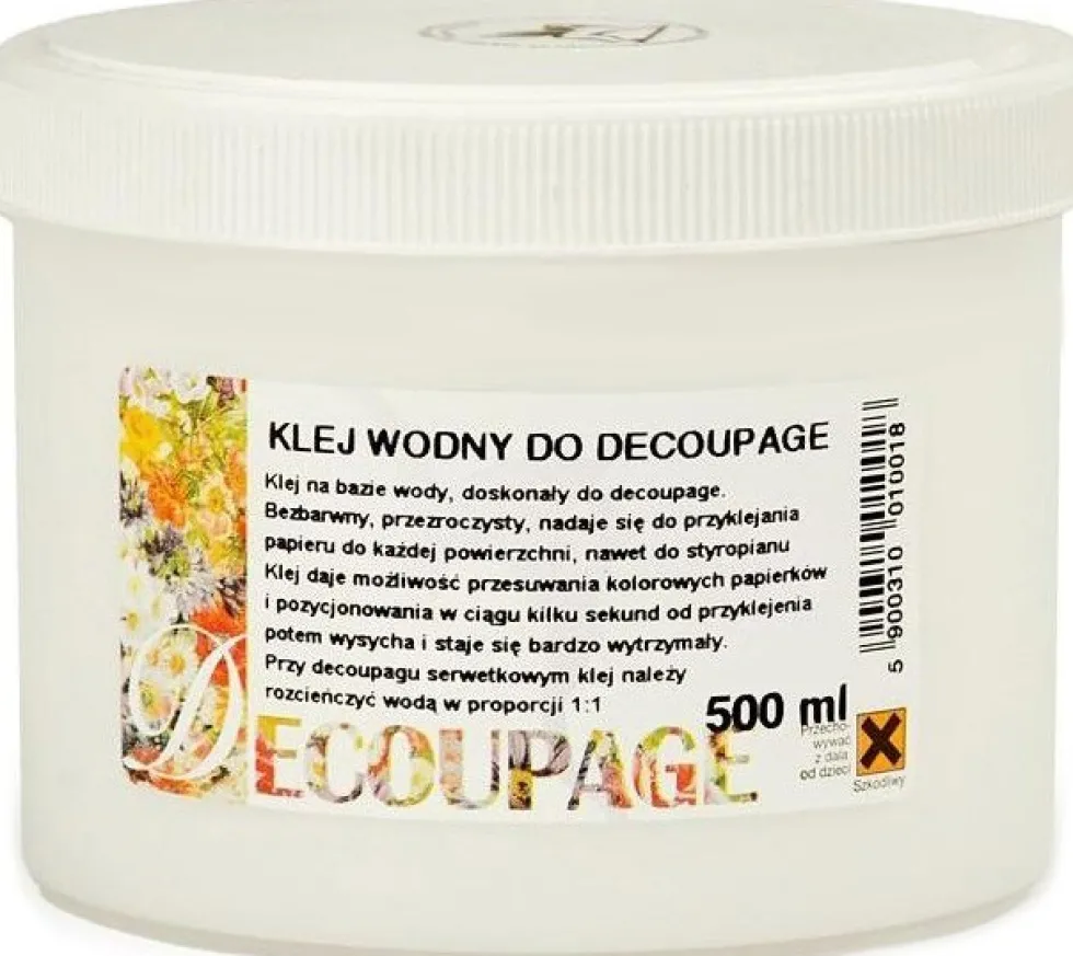 Klej wodny do decoupage - Renesans - 500 ml