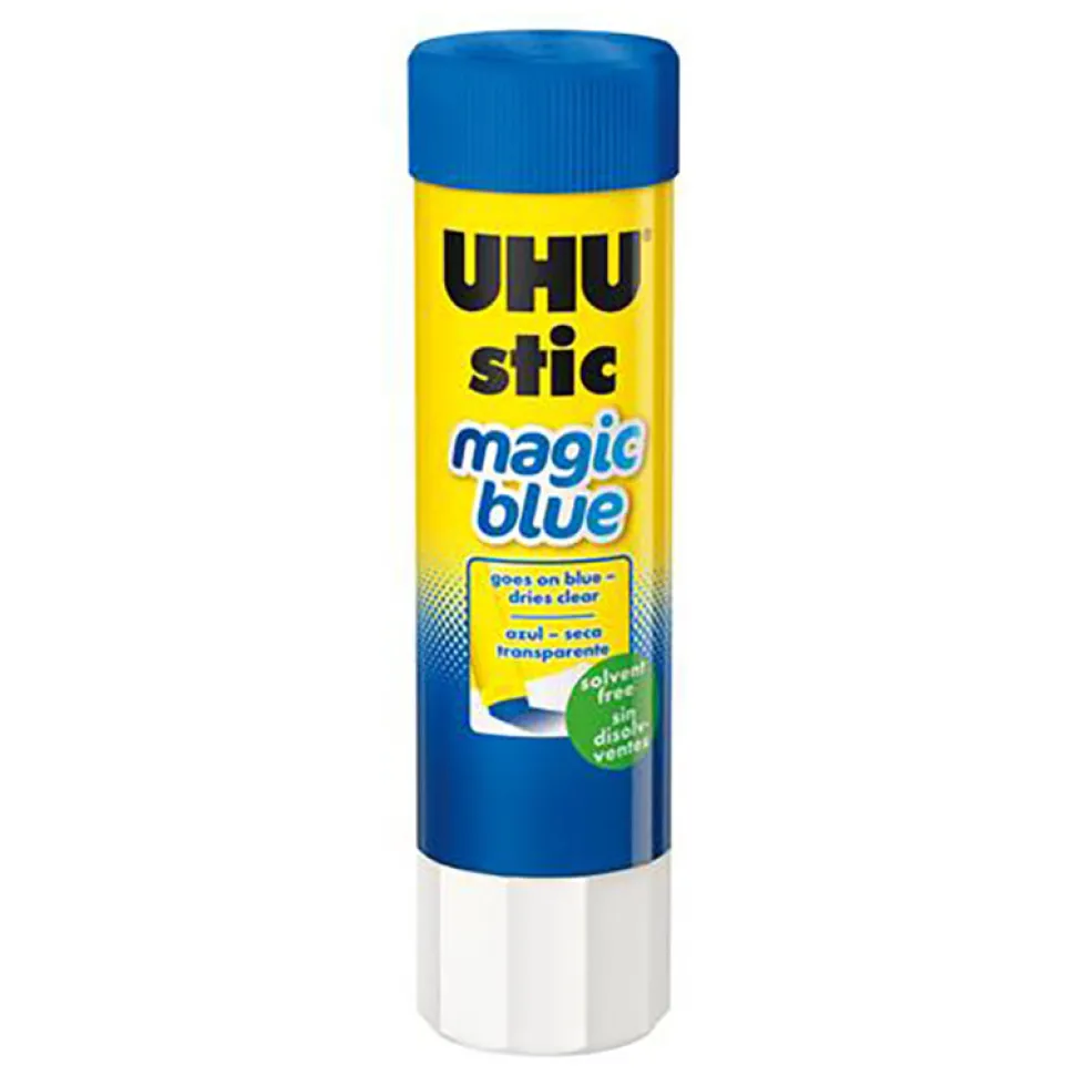 Klej w sztyfcie Magic Blue - UHU - niebieski, 8,2 g