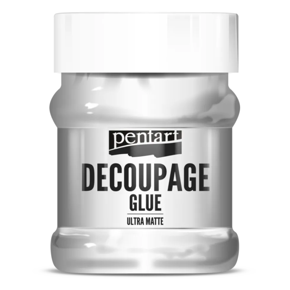 Klej z werniksem do decoupage - Pentart - ultra matt, 230 ml