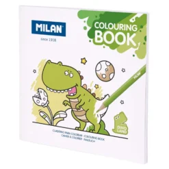 Kolorowanka dla dzieci Kraina Dinozaurów - Milan - 20 rysunków