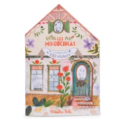 Kolorowanka domek z naklejkami - Moulin Roty - Les Minouchkas