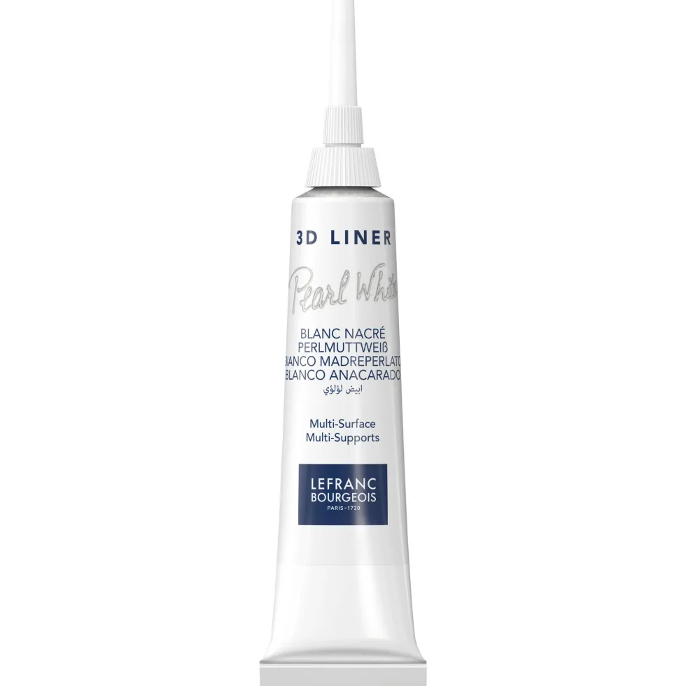 Konturówka 3D Liner - Lefranc & Bourgeois - Pearl White, 20 ml