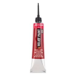 Konturówka do szkła Relief - Amsterdam - Reddish Brown, 20 ml