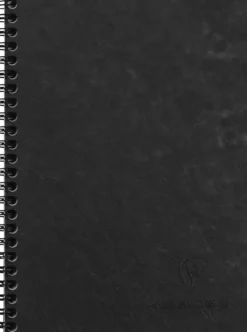 Kołonotatnik w linie Age Bag A5 - Clairefontaine - Black 90 g 100 stron