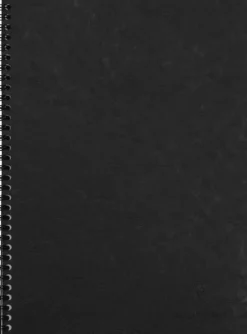 Kołonotatnik w linie Age Bag A4 - Clairefontaine - Black 90 g 100 stron