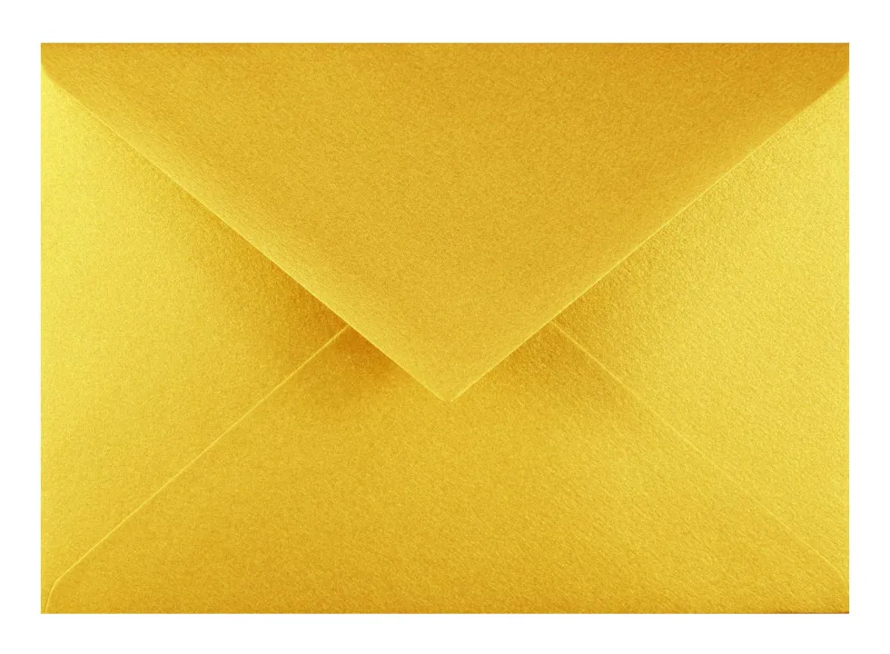Koperta Curious Metallics 120g - C6 Super Gold złota