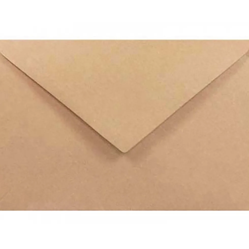 Koperta ekologiczna 100g - B6 Eko Kraft delta brązowa