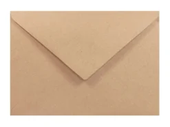 Koperta ekologiczna 100g - C6 Eko Kraft Delta brązowa