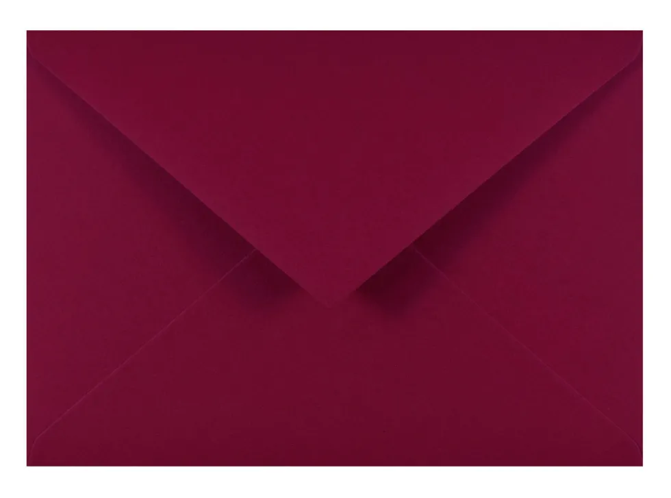 Koperta Keaykolour 120g - C6 Carmine bordowa