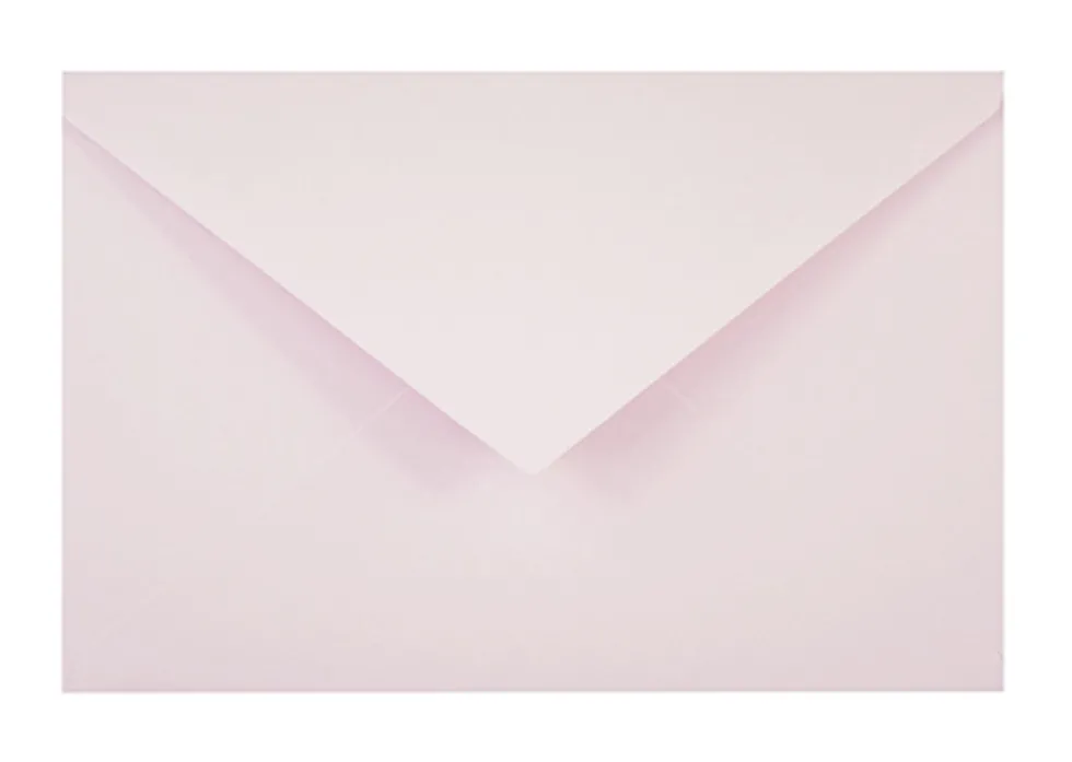 Koperta Keaykolour 120g - C6 Pastel Pink jasnoróżowa