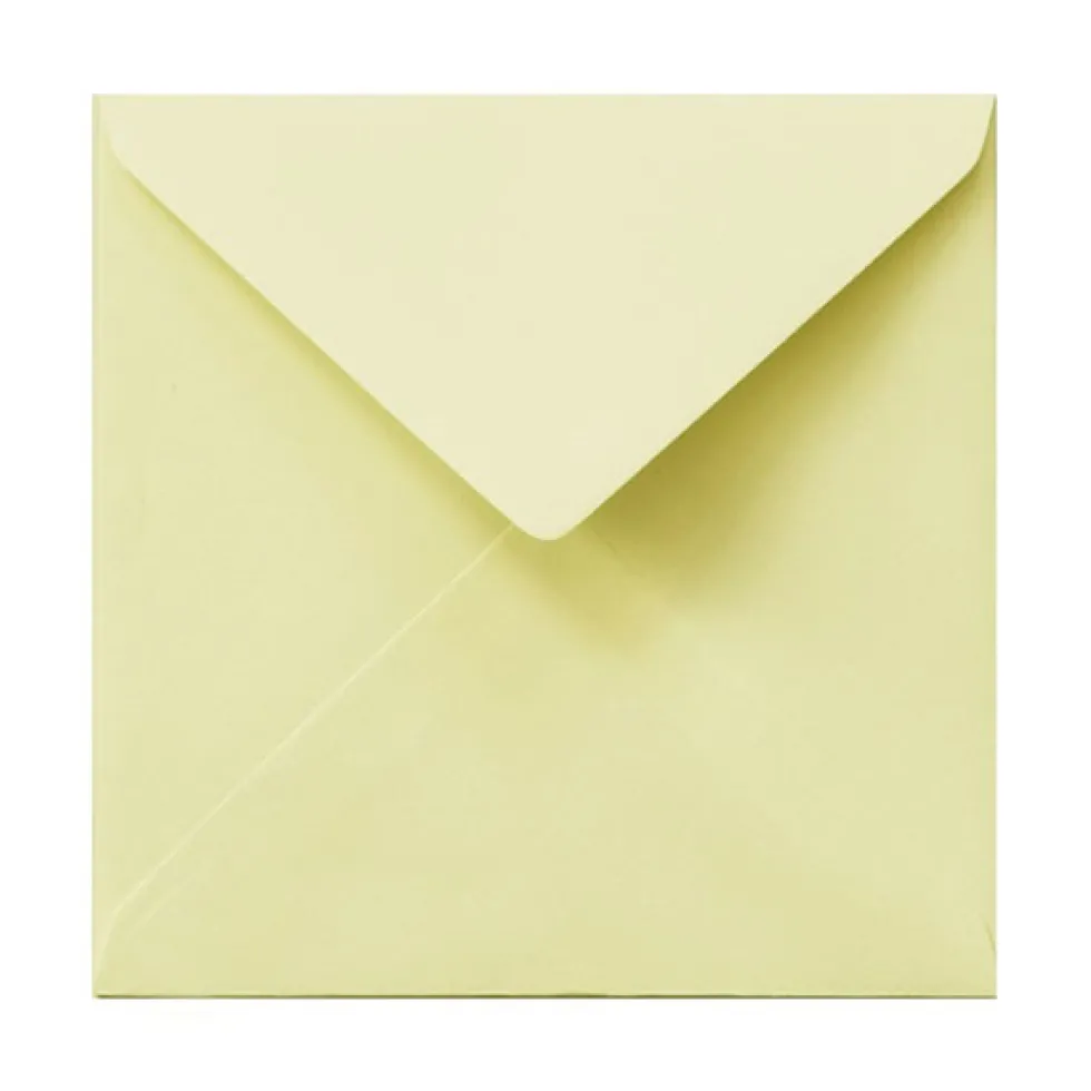 Koperta Olin 120g - 14 x 14 cm, kremowa