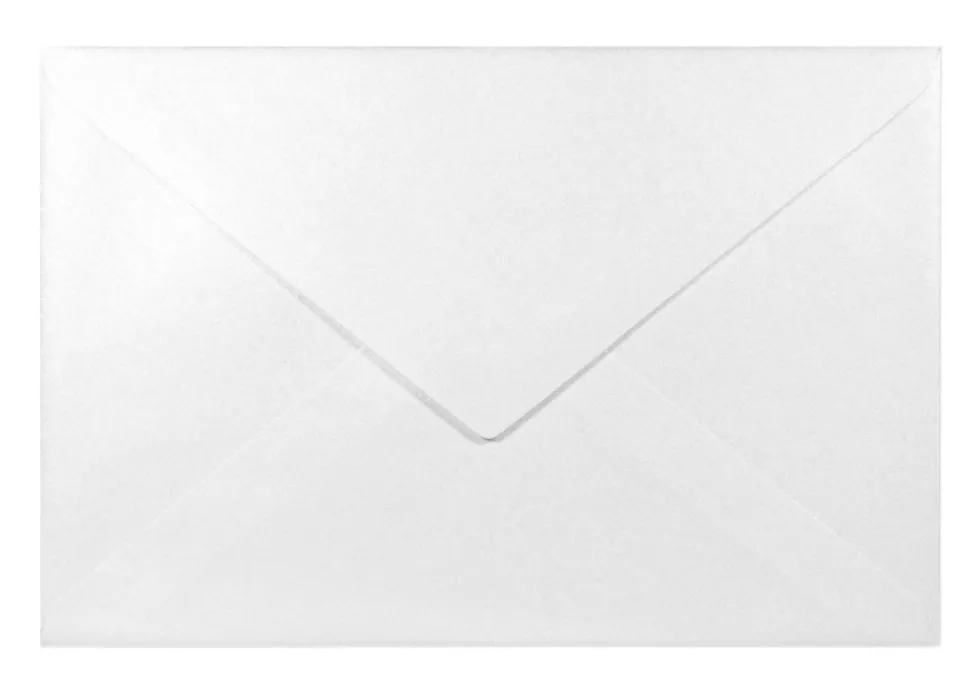 Koperta perłowa Sirio Pearl 125g - C6 Ice White śnieżnobiała