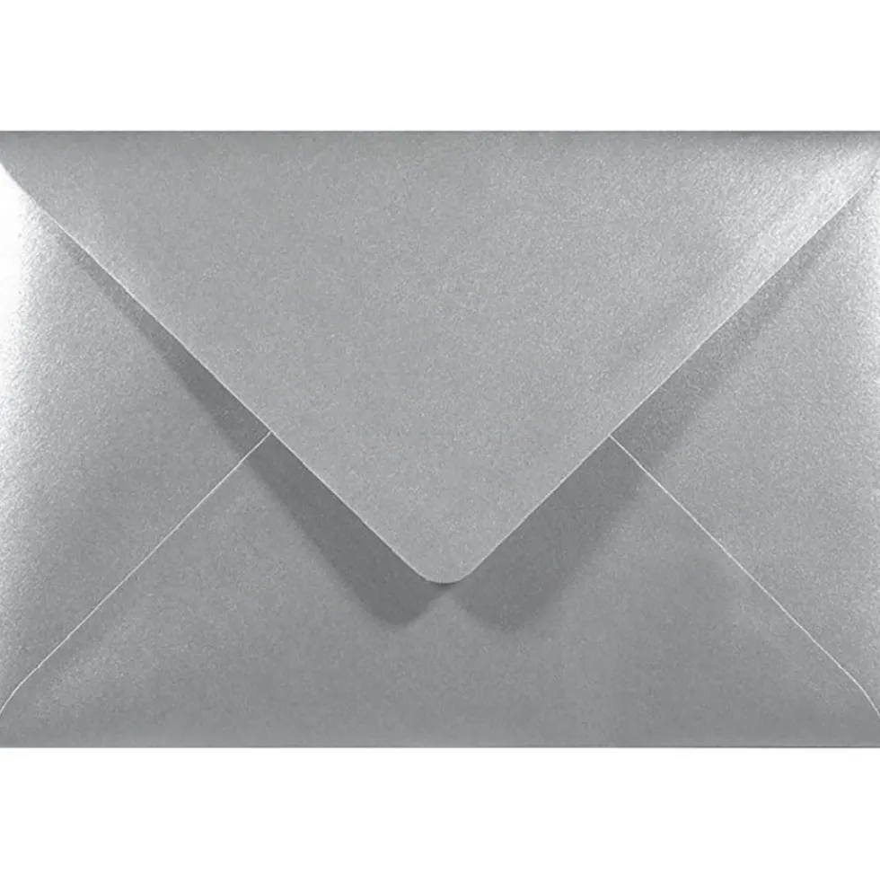 Koperta Sirio Pearl 110g - B6 Platinum srebrna