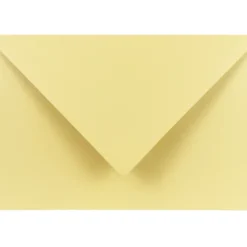 Koperta Woodstock 140g - C5, Giallo, żółta