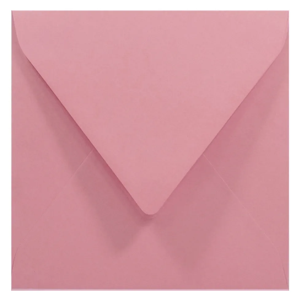 Koperta Woodstock 110g - K4, Rosa, różowa